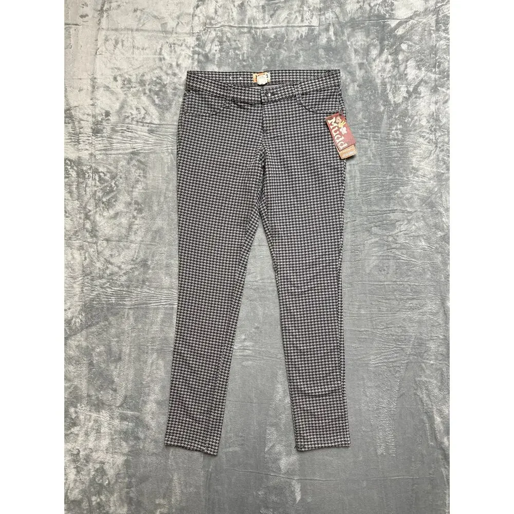 New Mudd Jegging Women's‎ Size 11 Gray Gingham Check Pants